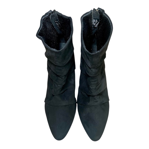 Christian Siriano Women's Faux Suede Black Boots, Pointed Toe, Size 10 - Picture 5 of 7